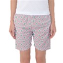 Pink Spring Blossom Women s Basketball Shorts View1