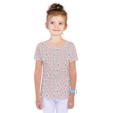 Pink Spring Blossom Kids  One Piece Tee by ConteMonfrey