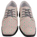 Pink Spring Blossom Women Heeled Oxford Shoes View1