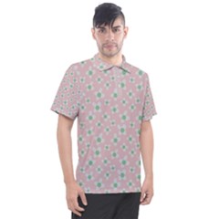 Pink Spring Blossom Men s Polo Tee