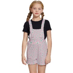 Pink Spring Blossom Kids  Short Overalls by ConteMonfrey