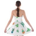 Among Succulents And Cactus  Strapless Bra Top Dress View2