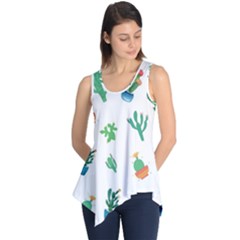 Among Succulents And Cactus  Sleeveless Tunic by ConteMonfrey