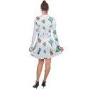 Among Succulents And Cactus  Long Sleeve Panel Dress View2