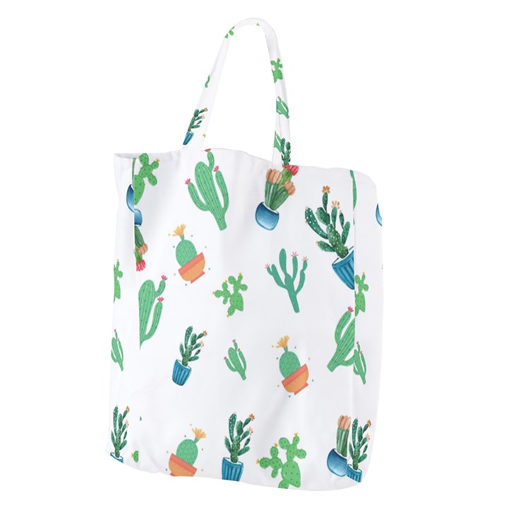 Among Succulents And Cactus  Giant Grocery Tote