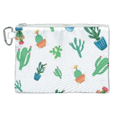 Among Succulents And Cactus  Canvas Cosmetic Bag (xl) by ConteMonfrey