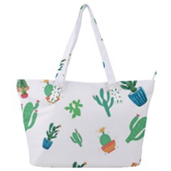 Among Succulents And Cactus  Full Print Shoulder Bag by ConteMonfrey