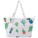 Among Succulents And Cactus  Full Print Shoulder Bag View1