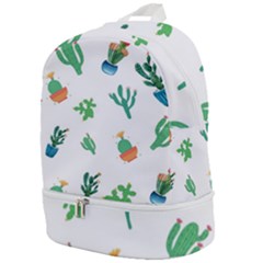 Among Succulents And Cactus  Zip Bottom Backpack by ConteMonfrey