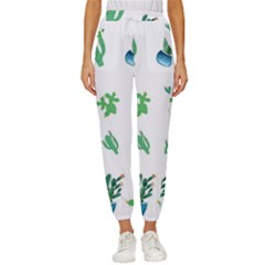 Among Succulents And Cactus  Cropped Drawstring Pants by ConteMonfrey