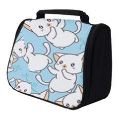 Seamless-little-cat-dragonfly-pattern Full Print Travel Pouch (small)