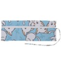 Seamless-little-cat-dragonfly-pattern Roll Up Canvas Pencil Holder (M) View2