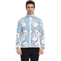 Seamless-little-cat-dragonfly-pattern Men s Bomber Jacket View1