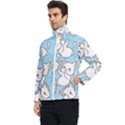 Seamless-little-cat-dragonfly-pattern Men s Bomber Jacket View3