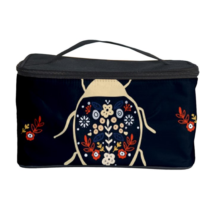 Floral-bugs-seamless-pattern Cosmetic Storage