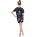 Floral-bugs-seamless-pattern Kids  Mesh Tee and Shorts Set View2