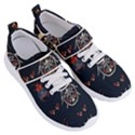 Floral-bugs-seamless-pattern Women s Velcro Strap Shoes View3