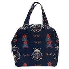 Floral-bugs-seamless-pattern Boxy Hand Bag