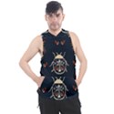 Floral-bugs-seamless-pattern Men s Sleeveless Hoodie View1