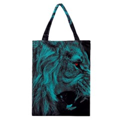 Angry Male Lion Predator Carnivore Classic Tote Bag by Jancukart