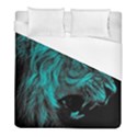 Angry Male Lion Predator Carnivore Duvet Cover (Full/ Double Size) View1