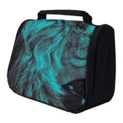 Angry Male Lion Predator Carnivore Full Print Travel Pouch (small)