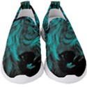 Angry Male Lion Predator Carnivore Kids  Slip On Sneakers View1