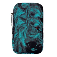 Angry Male Lion Predator Carnivore Waist Pouch (large) by Jancukart