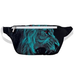 Angry Male Lion Predator Carnivore Waist Bag 