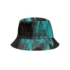 Angry Male Lion Predator Carnivore Inside Out Bucket Hat (kids) by Jancukart