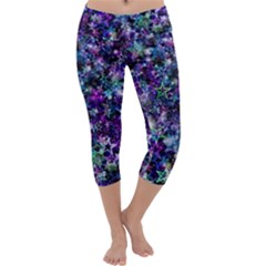 Background-christmas-star-advent Capri Yoga Leggings