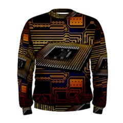 Processor-cpu-board-circuits Men s Sweatshirt