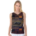 Processor-cpu-board-circuits Women s Basketball Tank Top View1