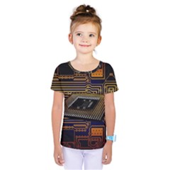 Processor-cpu-board-circuits Kids  One Piece Tee