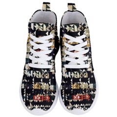 Art-design-color-banner-wallpaper Women s Lightweight High Top Sneakers