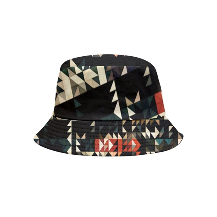 Art-design-color-banner-wallpaper Inside Out Bucket Hat (Kids)