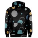 Circle Pattern Abstract Polka Dot Men s Core Hoodie View1