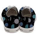 Circle Pattern Abstract Polka Dot Men s Low Top Canvas Sneakers View4