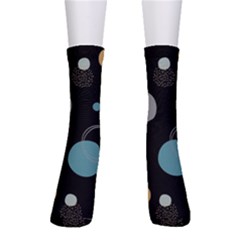 Circle Pattern Abstract Polka Dot Crew Socks by danenraven