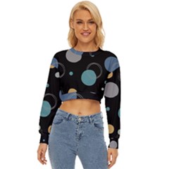 Circle Pattern Abstract Polka Dot Lightweight Long Sleeve Sweatshirt by danenraven