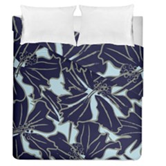 Floral Print Art Pattern Design Duvet Cover Double Side (queen Size) by danenraven