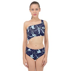 Floral Print Art Pattern Design Spliced Up Two Piece Swimsuit by danenraven