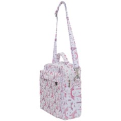 Eiffel Tower Pattern Wallpaper Crossbody Day Bag by danenraven