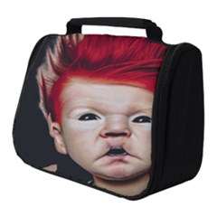 Creepy Boy Portrait Art Full Print Travel Pouch (small) by dflcprintsclothing