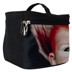 Creepy Boy Portrait Art Make Up Travel Bag (small) by dflcprintsclothing