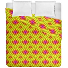 Red Yellow Abstract Duvet Cover Double Side (california King Size) by artworkshop