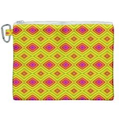 Red Yellow Abstract Canvas Cosmetic Bag (xxl) by artworkshop