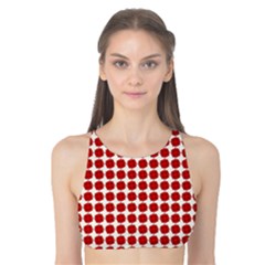 Red Pattern Seamless Texture Background Tank Bikini Top by artworkshop