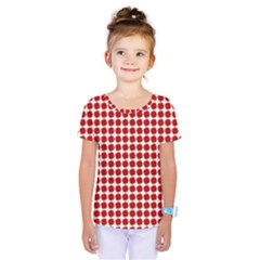 Red Pattern Seamless Texture Background Kids  One Piece Tee