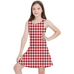 Red Pattern Seamless Texture Background Kids  Lightweight Sleeveless Dress by artworkshop